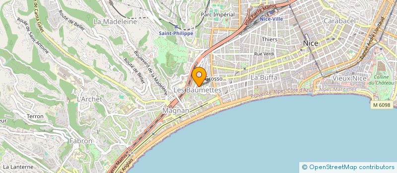 localisation de l'entreprise CTIM ALTITUDE 52 à NICE