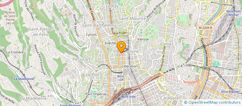 localisation de l'entreprise CTIM AMPHITRYON  NICE