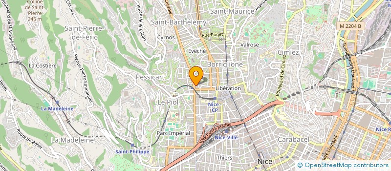 localisation de l'entreprise CTIM ANDRE THEURIET PROLONGEE 9 à NICE