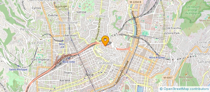 localisation de l'entreprise CTIM ANVERS 16  NICE