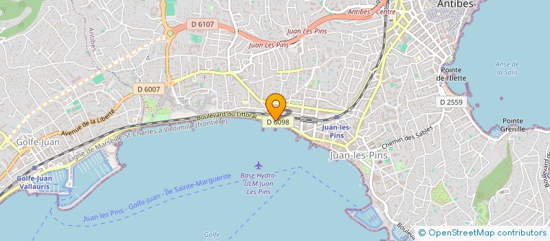 localisation de l'entreprise CTIM ARMORIAL à ANTIBES