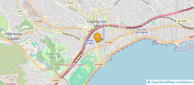 localisation de l'entreprise CTIM ASTRAGALE  CAGNES-SUR-MER