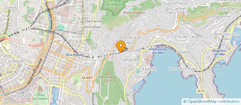 localisation de l'entreprise CTIM BAGATELLE à VILLEFRANCHE SUR MER