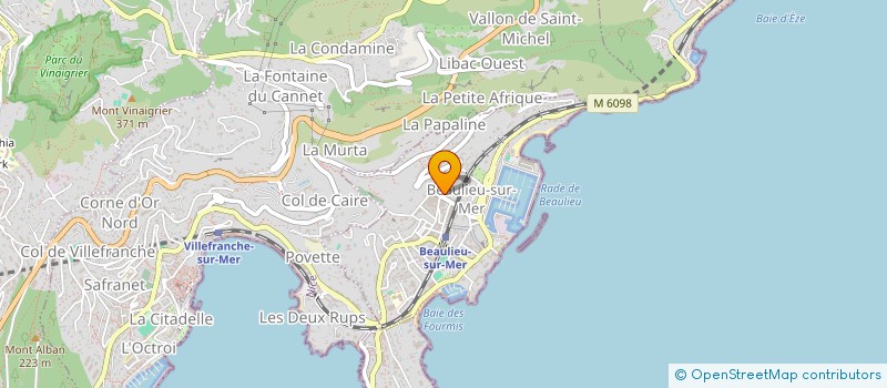 localisation de l'entreprise CTIM BANANIERS  BEAULIEU-SUR-MER