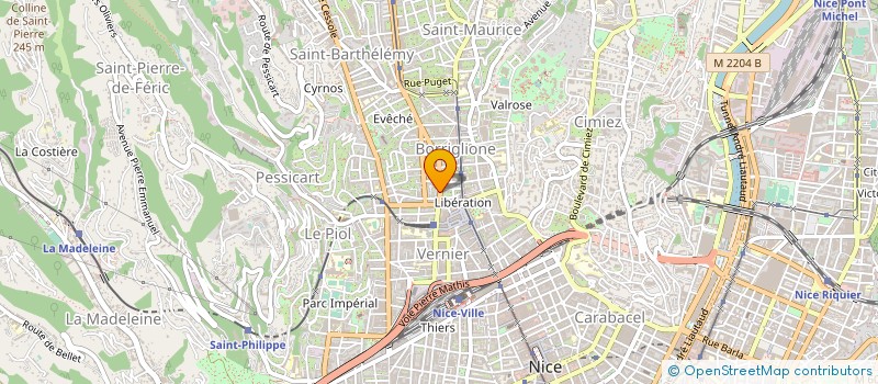 localisation de l'entreprise CTIM BANVILLE 5 à NICE