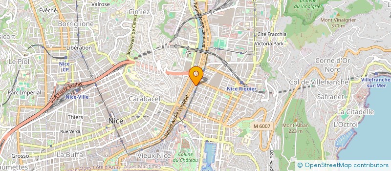 localisation de l'entreprise CTIM BARBERIS 1 à NICE