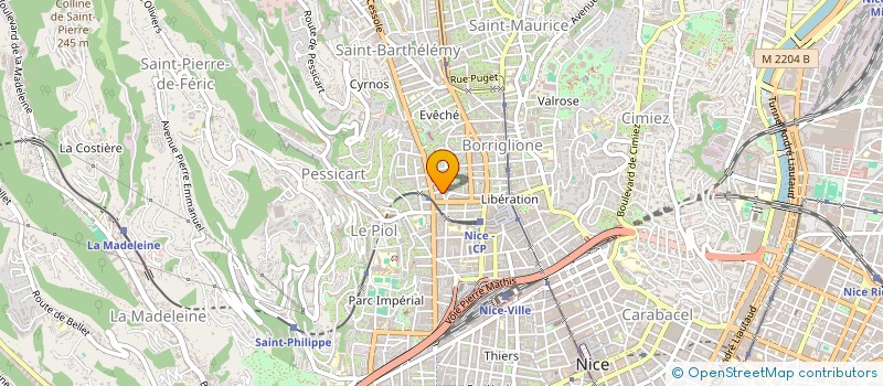 localisation de l'entreprise CTIM BARBUSSE 3 à NICE