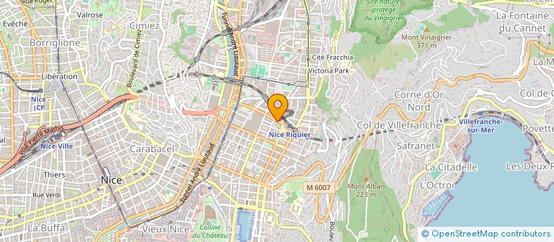 localisation de l'entreprise CTIM BIANCASTELLO  NICE
