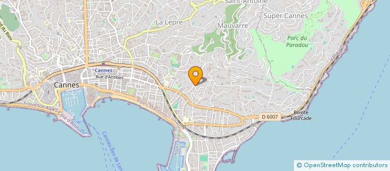 localisation de l'entreprise CTIM BOIS DORMANT à CANNES