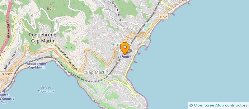 localisation de l'entreprise CTIM BONAPARTE à ROQUEBRUNE-CAP-MARTIN
