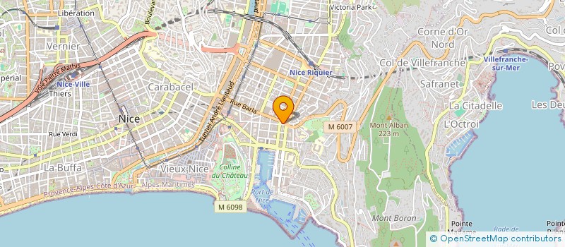 localisation de l'entreprise CTIM BONAPARTE 59 à NICE