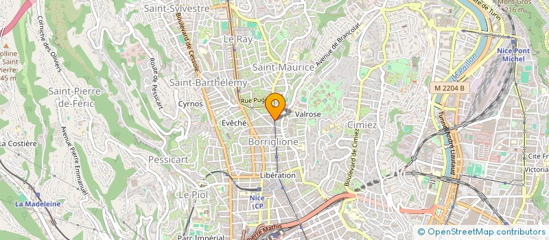 localisation de l'entreprise CTIM BORRIGLIONE 48  NICE