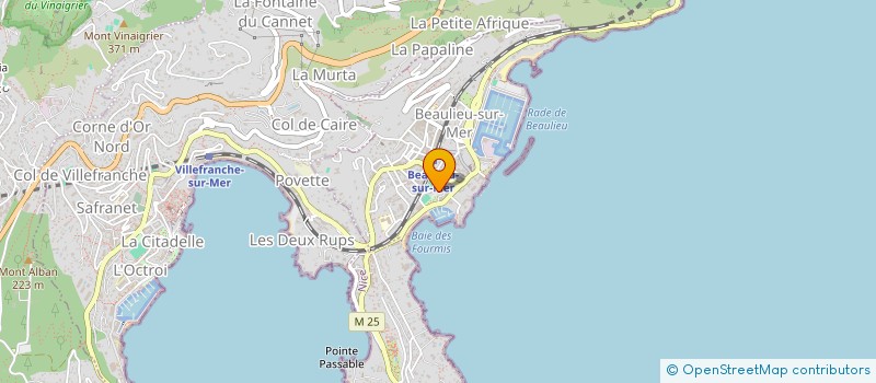 localisation de l'entreprise CTIM BRISTOL  BEAULIEU-SUR-MER