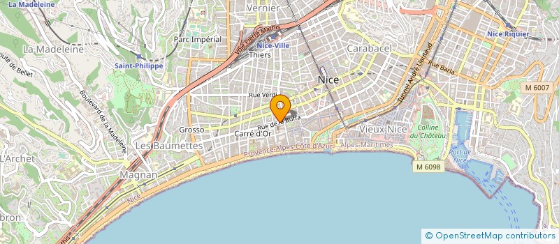 localisation de l'entreprise CTIM BUFFA 14 B à NICE