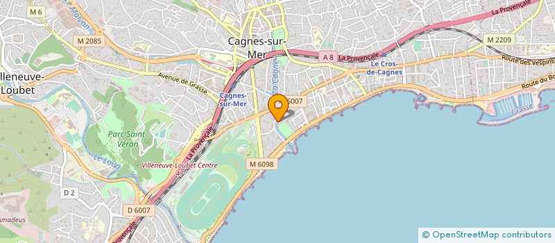 localisation de l'entreprise CTIM CAGNES BEACH LE CA à CAGNES-SUR-MER