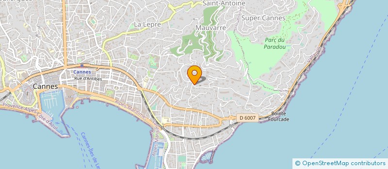 localisation de l'entreprise CTIM CALIFORNIE à CANNES