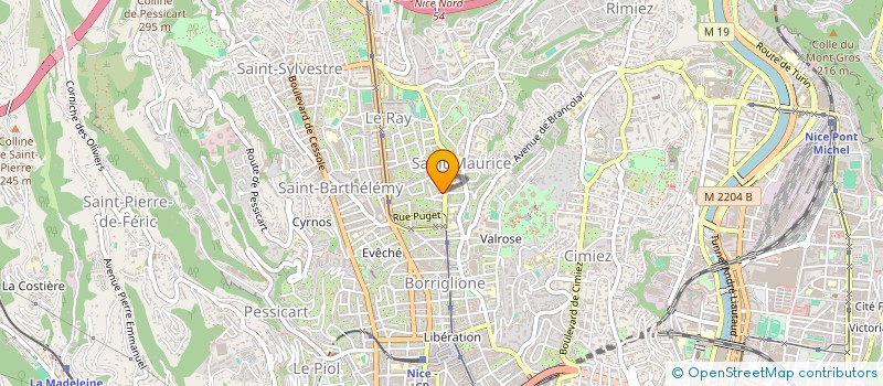 localisation de l'entreprise CTIM CALISTO à NICE