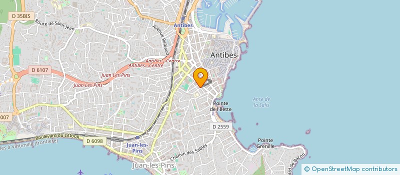 localisation de l'entreprise CTIM CAPITAINERIE à ANTIBES