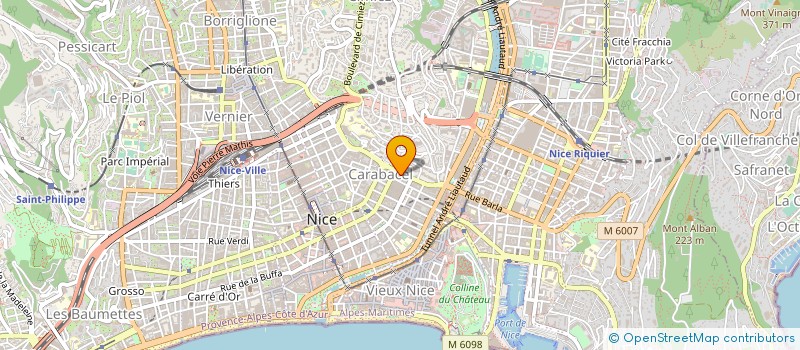 localisation de l'entreprise CTIM CARABACEL 35 à NICE