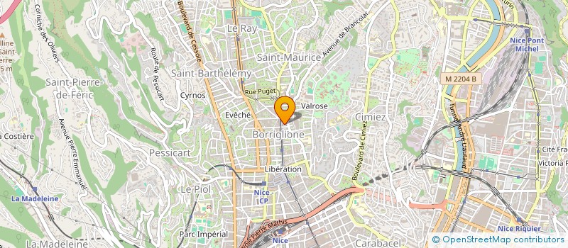 localisation de l'entreprise CTIM CAROLINE 4  NICE