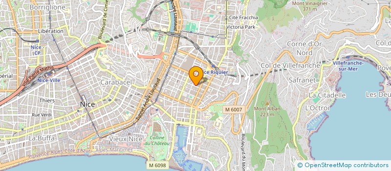 localisation de l'entreprise CTIM CASTALLIES à NICE