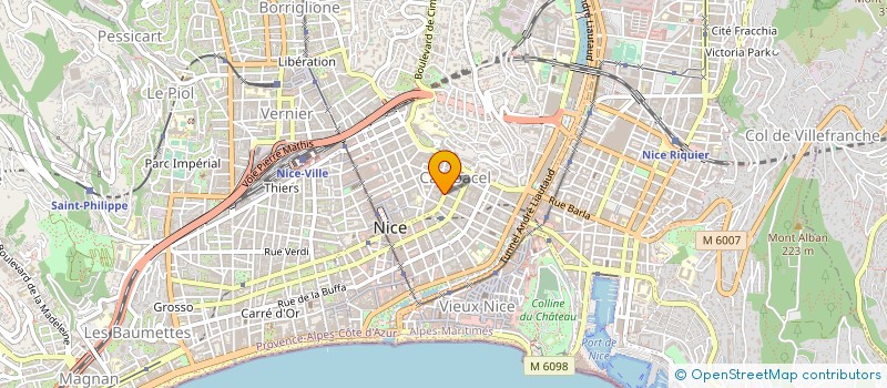 localisation de l'entreprise CTIM CASTEL DEBOUCHAGE à NICE