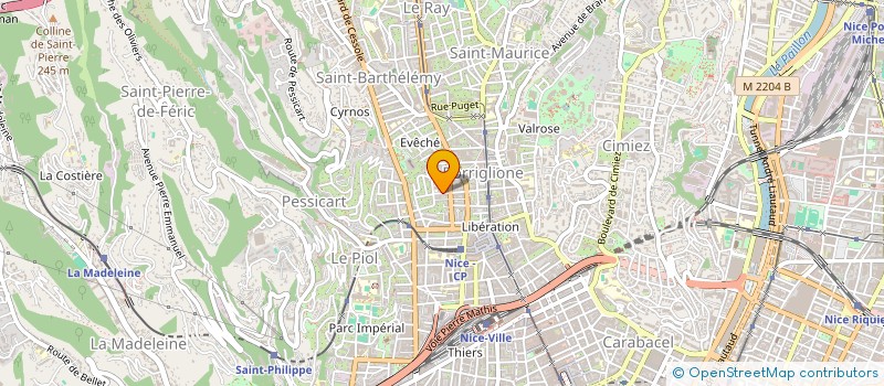 localisation de l'entreprise CTIM CAVENDISH à NICE