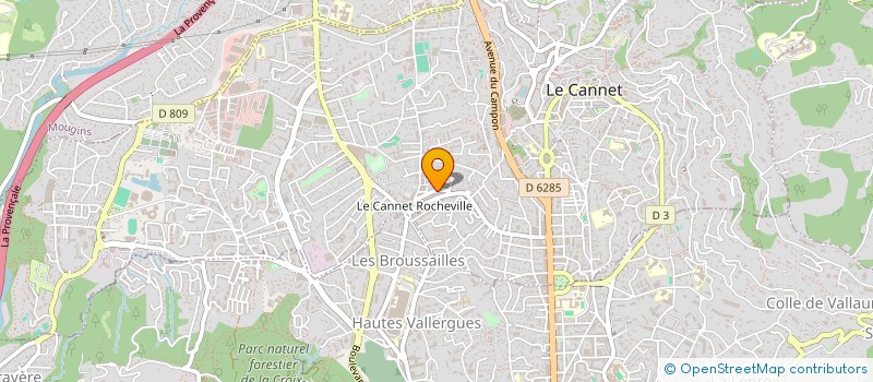 localisation de l'entreprise CTIM CERAMIC à LE CANNET