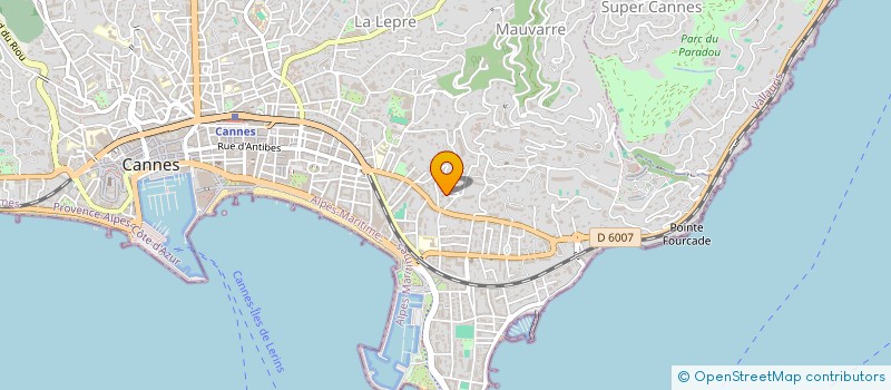 localisation de l'entreprise CTIM CHANTEMERLE  CANNES