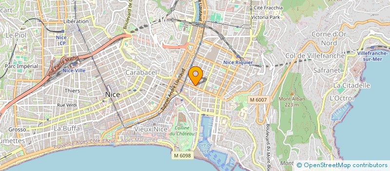 localisation de l'entreprise CTIM CHASSAING DDELSANTI à NICE