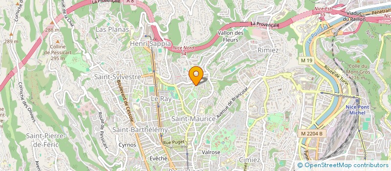localisation de l'entreprise CTIM CHATEAU DE CHAMBRUN  NICE