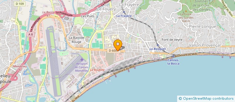 localisation de l'entreprise CTIM CHATEAU DE LA MER  CANNES