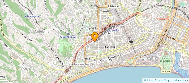 localisation de l'entreprise CTIM CHATEAUNEUF 11 à NICE