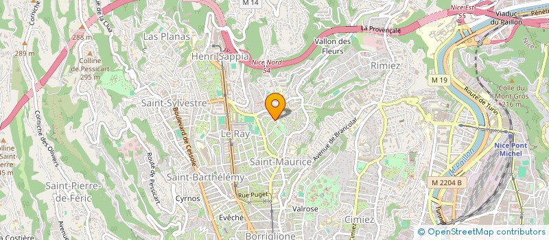 localisation de l'entreprise CTIM CHOPIN  NICE
