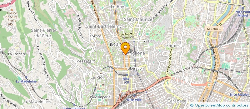 localisation de l'entreprise CTIM CHRYSALE à NICE