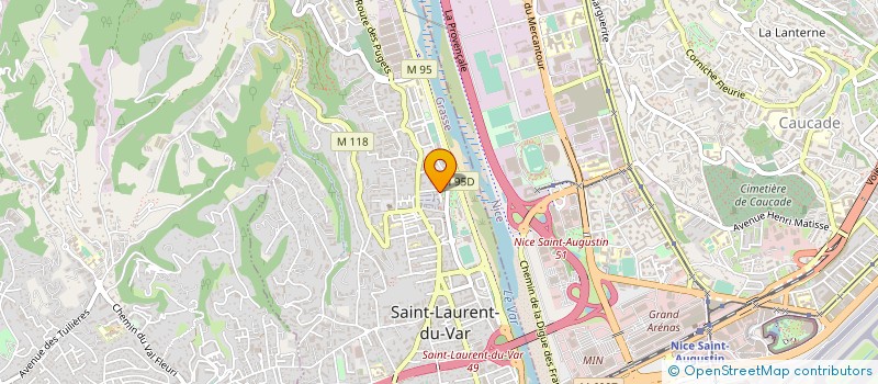 localisation de l'entreprise CTIM CIGALOU à SAINT-LAURENT-DU-VAR