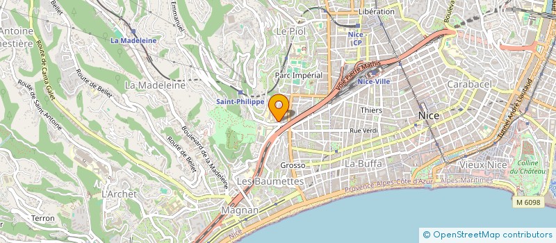 localisation de l'entreprise CTIM CLAIR DE LUNE  NICE