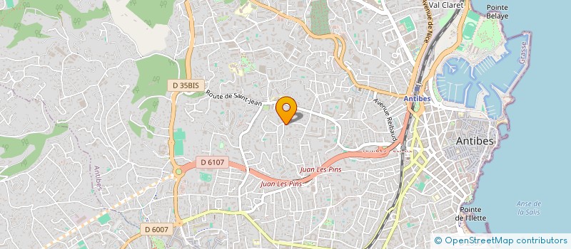localisation de l'entreprise CTIM CLOS DES OLIVIERS  ANTIBES
