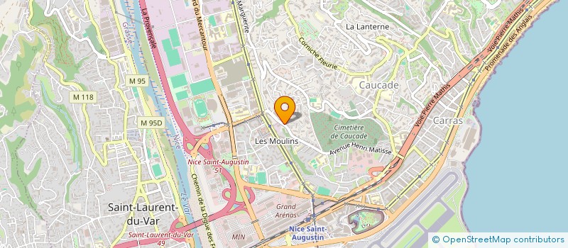 localisation de l'entreprise CTIM CLOS FLEURI à NICE