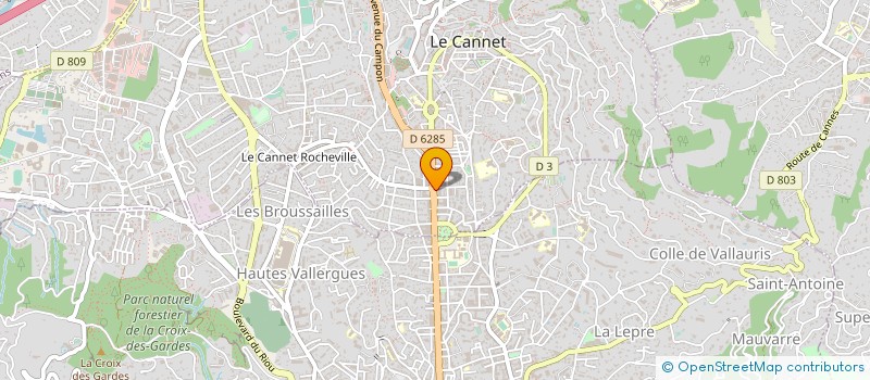 localisation de l'entreprise CTIM COLISEE à LE CANNET