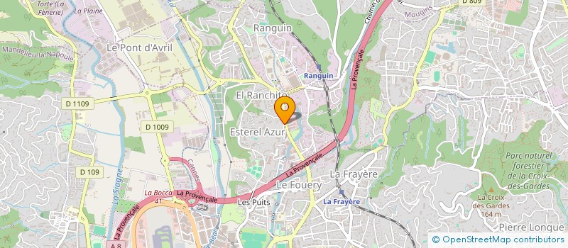 localisation de l'entreprise CTIM COLLINES LES SAULES  CANNES