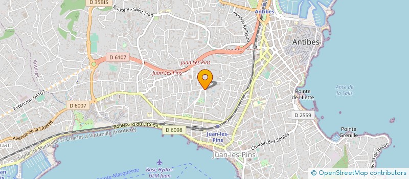localisation de l'entreprise CTIM COMMODOR à ANTIBES