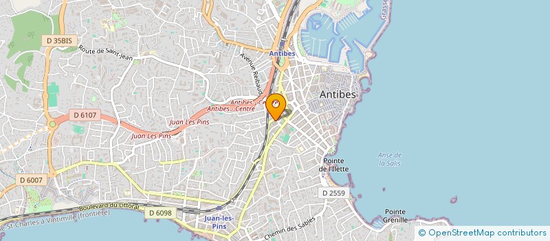 localisation de l'entreprise CTIM CONTINENTS à ANTIBES