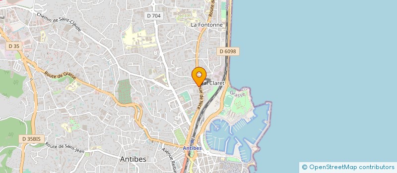 localisation de l'entreprise CTIM CORVETTE à ANTIBES