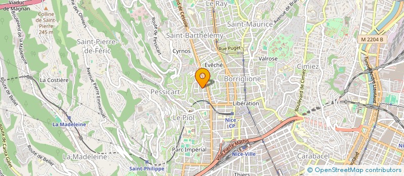 localisation de l'entreprise CTIM CROS DE CAPEU 23 à NICE
