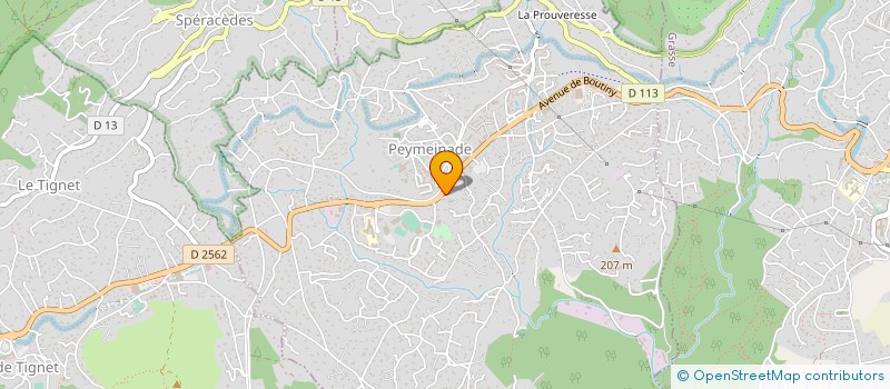 localisation de l'entreprise CTIM CYTISES  PEYMEINADE