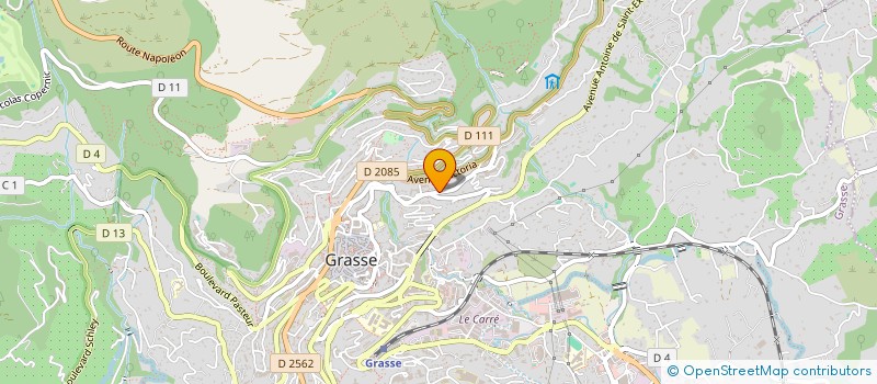 localisation de l'entreprise CTIM DAPHNE  GRASSE