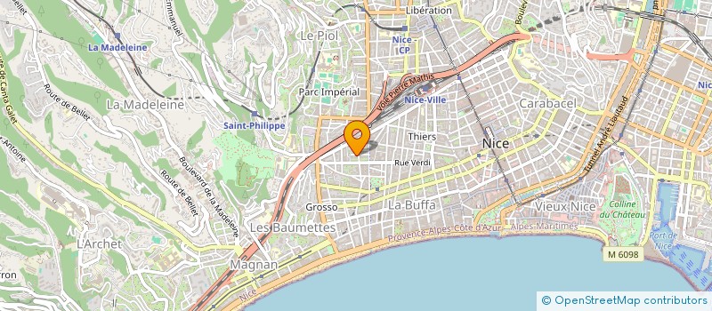 localisation de l'entreprise CTIM DEPOILLY 5  NICE