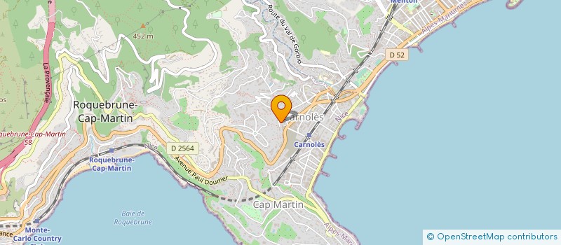 localisation de l'entreprise CTIM DIABLERET à ROQUEBRUNE-CAP-MARTIN