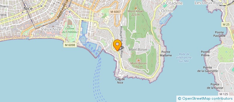 localisation de l'entreprise CTIM DOMINIQUE  NICE